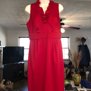 Collections by Dressbarn Ruby Red Dress size 8